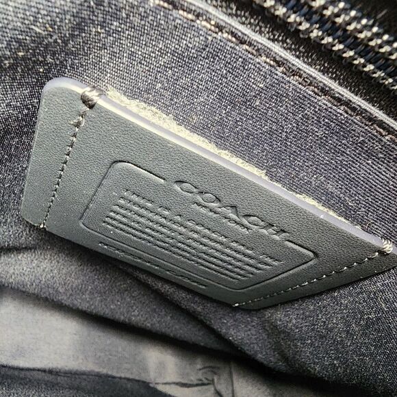 NWT COACH CJ588 HOUNDSTOOTH SULLIVAN PACK BACKPACK Teal - Picture 8 of 8